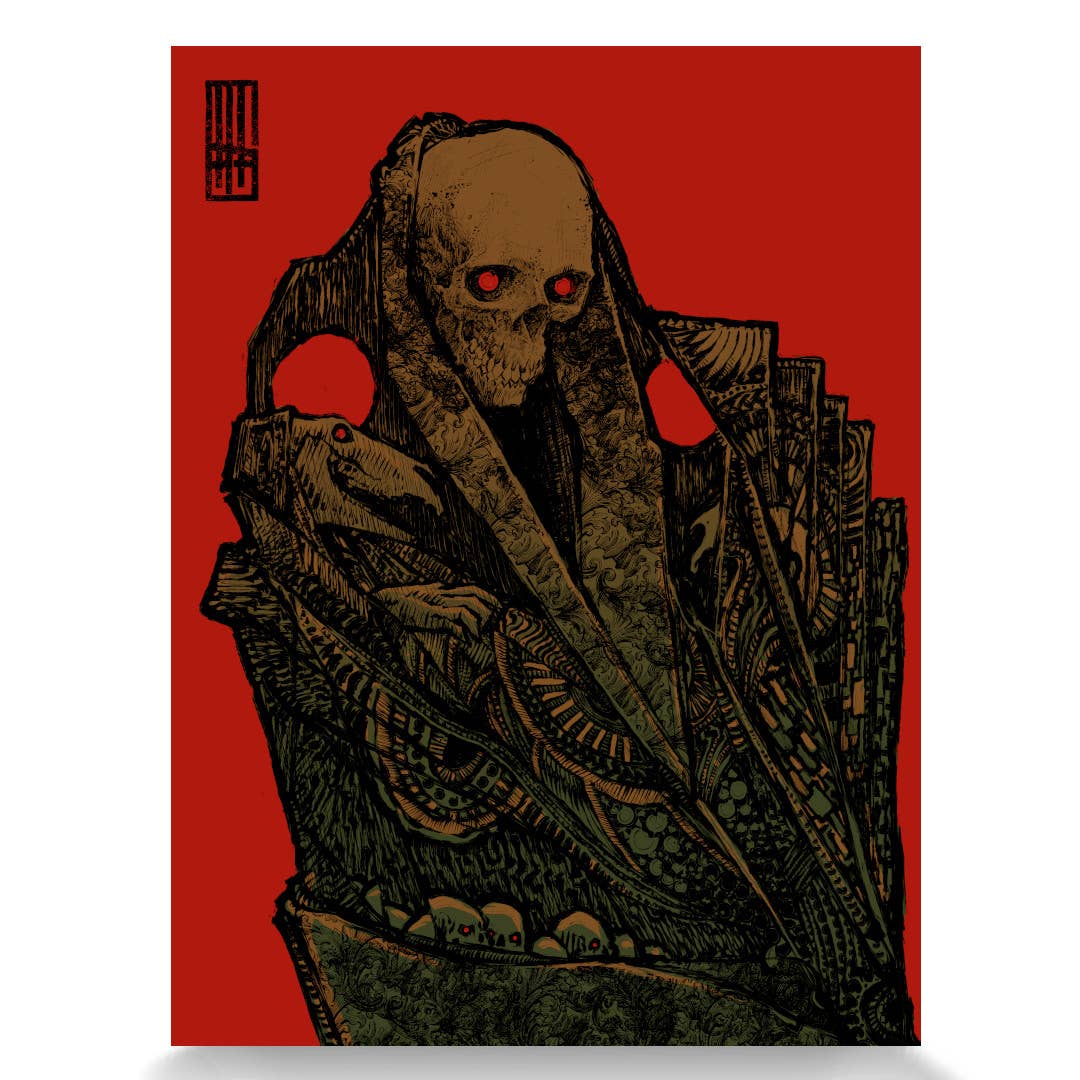 Godmachine – wholesale Konsttryck – Väntar på natten A3 konsttryck1