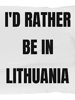 Taie d'oreiller Lithuania, Lithuania Gifts pour la vente par CustomHappy