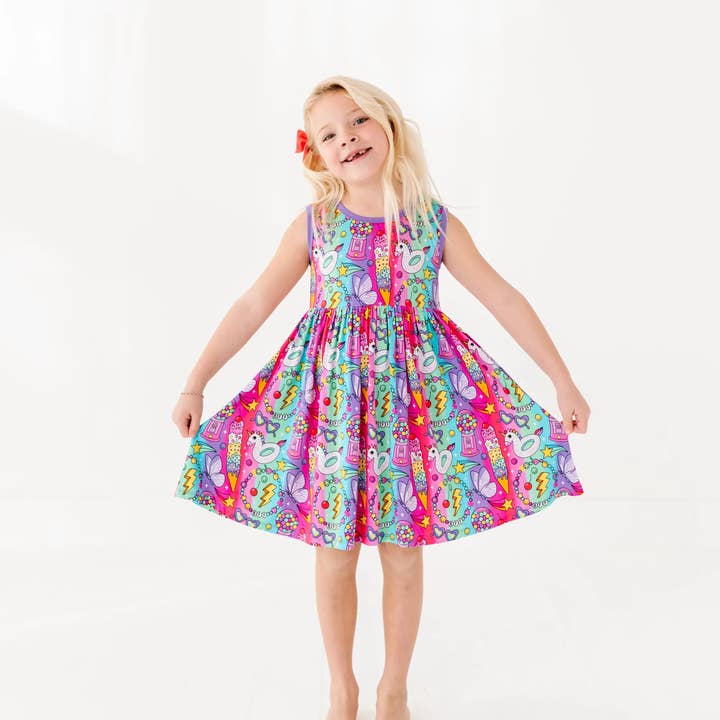 Kiki + Lulu - Wholesale Dress - Kids - Rocket Lion Skater Dress