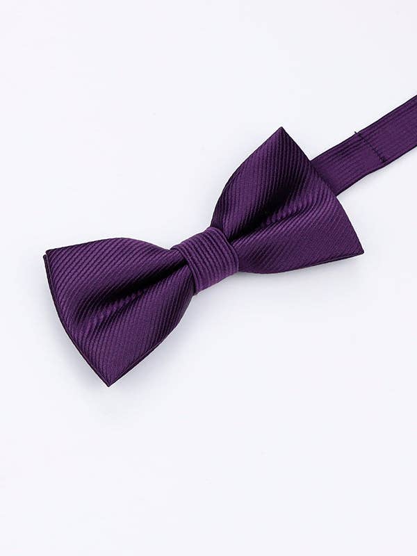 Purple Bow Tie No. 2 Child in Polyester "Lucien" for wholesale by Unipap's