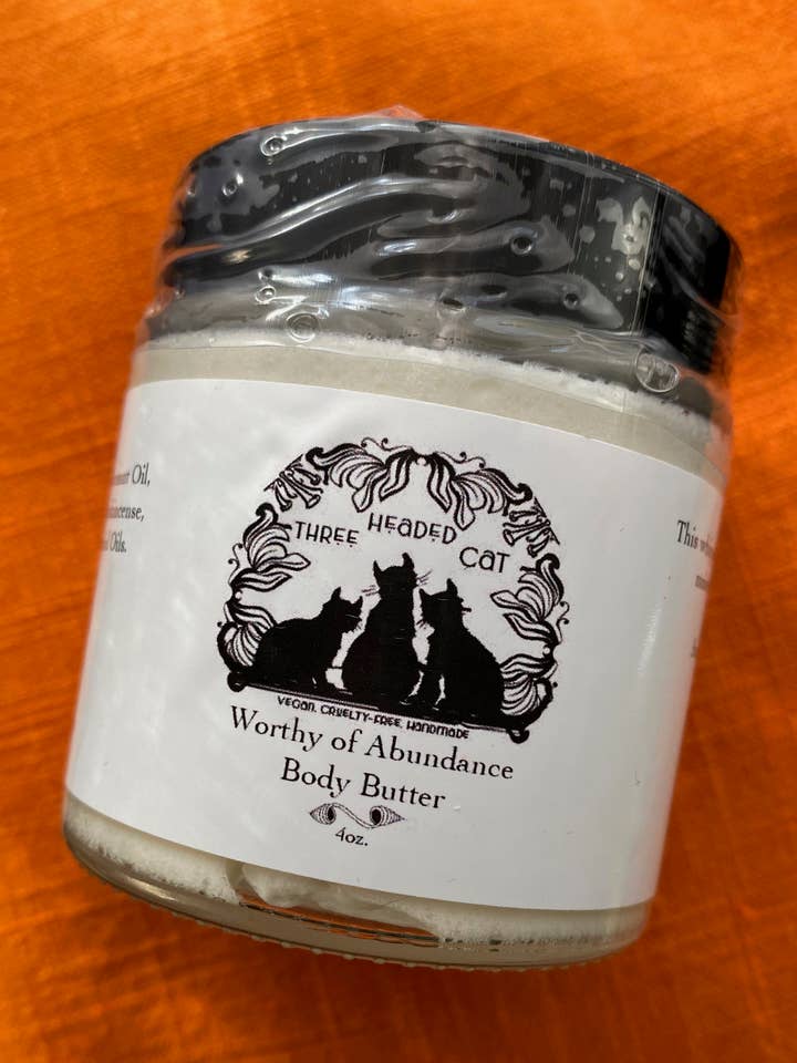 Beurre corporel Worthy of Abundance pour la vente par Three Headed Cat