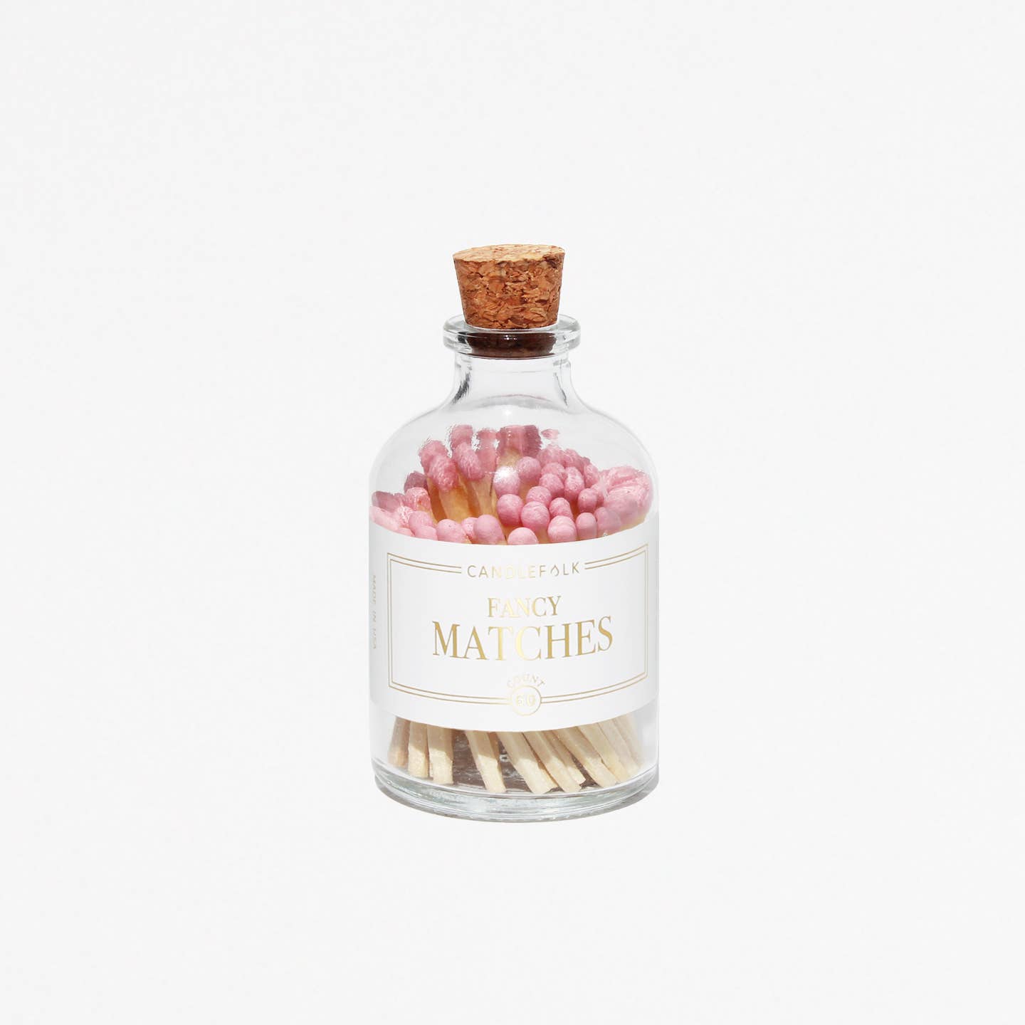 Candlefolk - Vente Allumettes - Allumettes d'apothicaire rose clair0