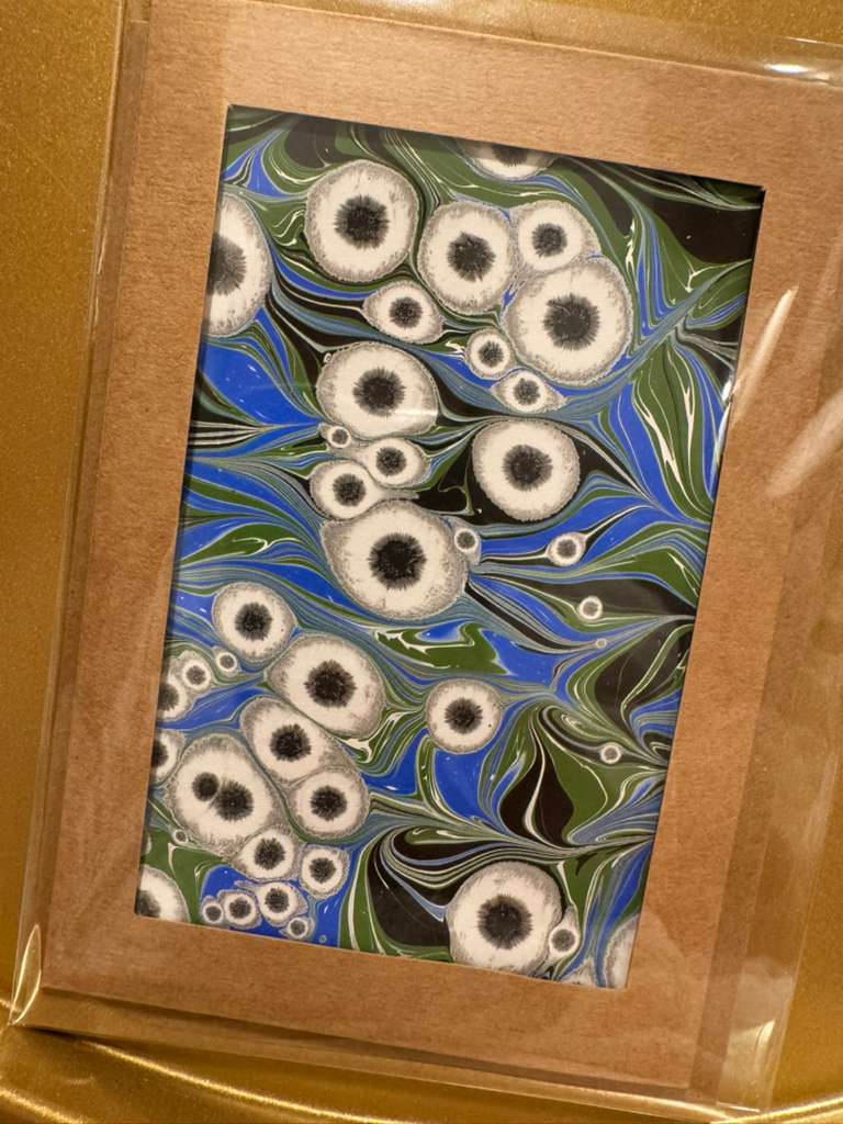 Marbling Art LLC - Wholesale Everyday Greeting Card - Hand-Marbled Framed Greeting Cards for any Occasion4