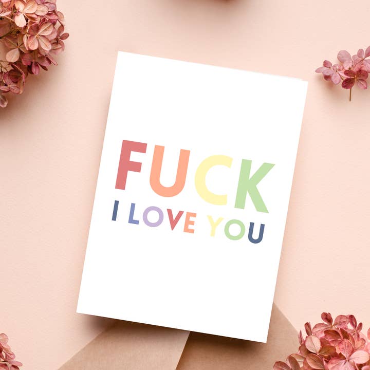 FOCK EU AMO VOCÊ por atacado de Hazelwood Design