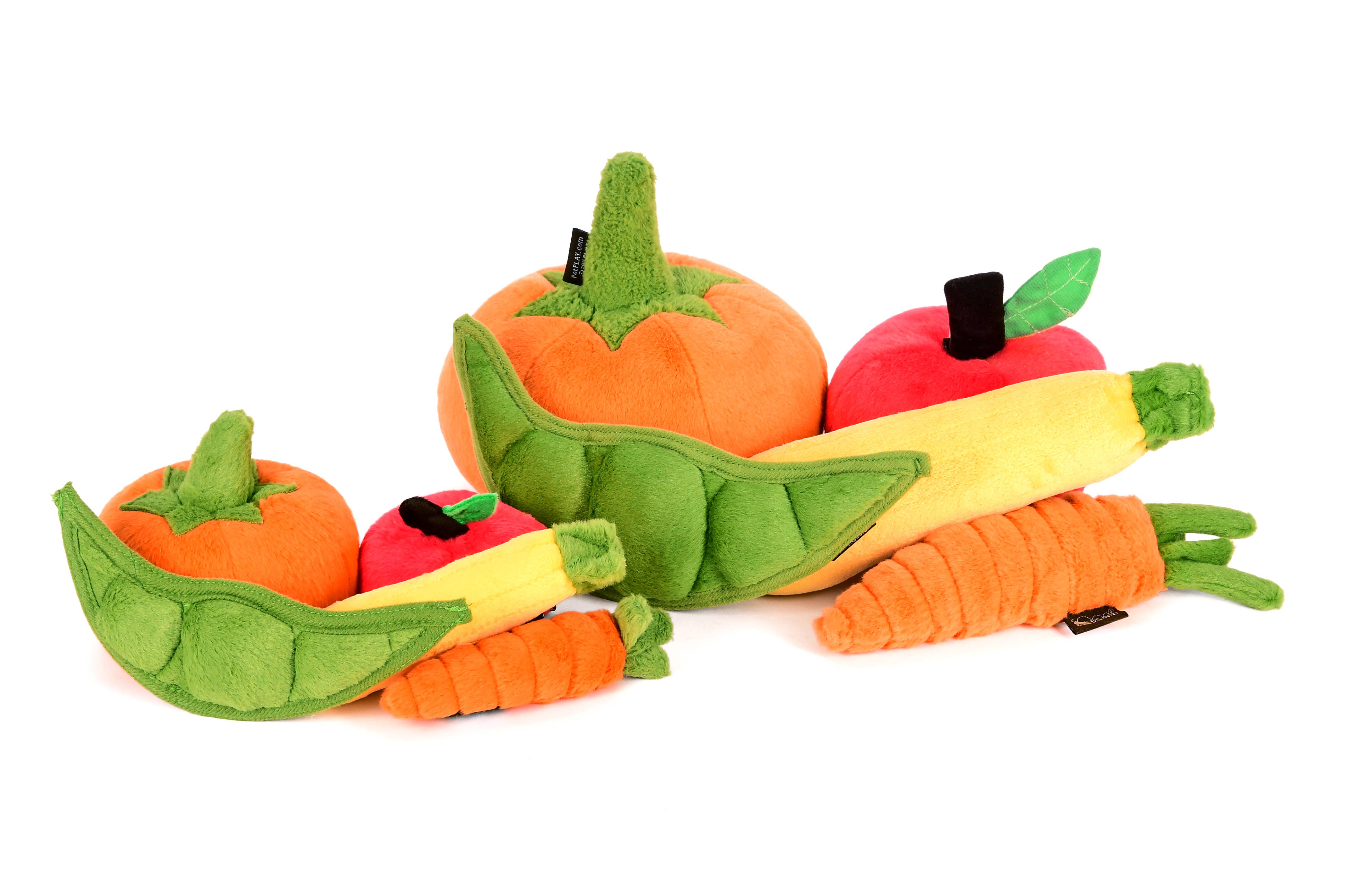 P.L.A.Y. Pet Lifestyle and You - Wholesale Pet Plush Toy - Dog - MINI Garden Fresh - Carrot 3