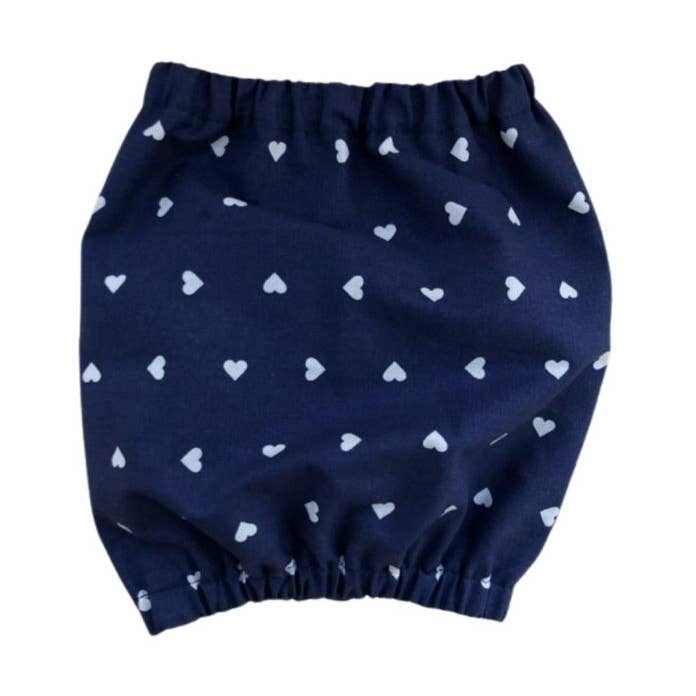 Paraorecchie per cani in cotone - Cuore blu per la vendita all'ingrosso da parte di Cockers&Co.