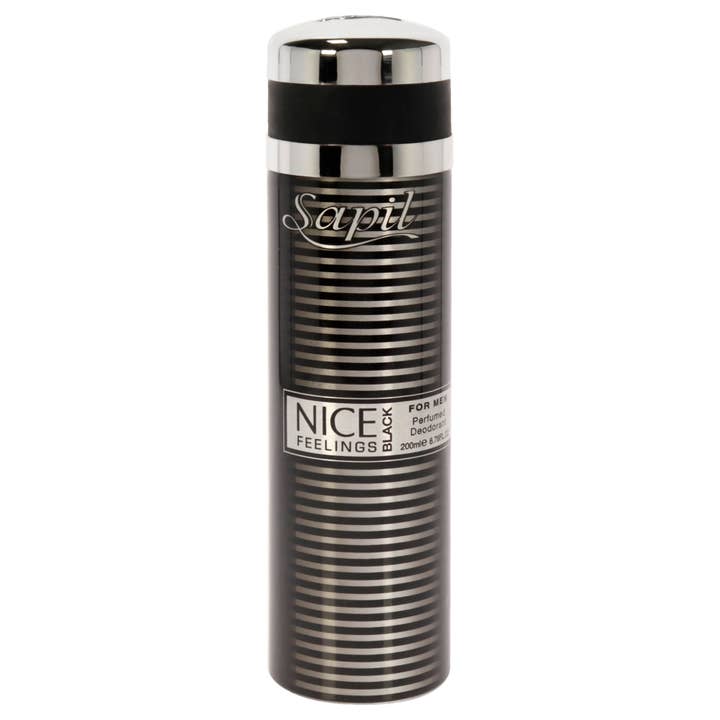 Nice Feelings Black by Sapil - 6.76 oz Deodorant Spray for wholesale by Style Rule