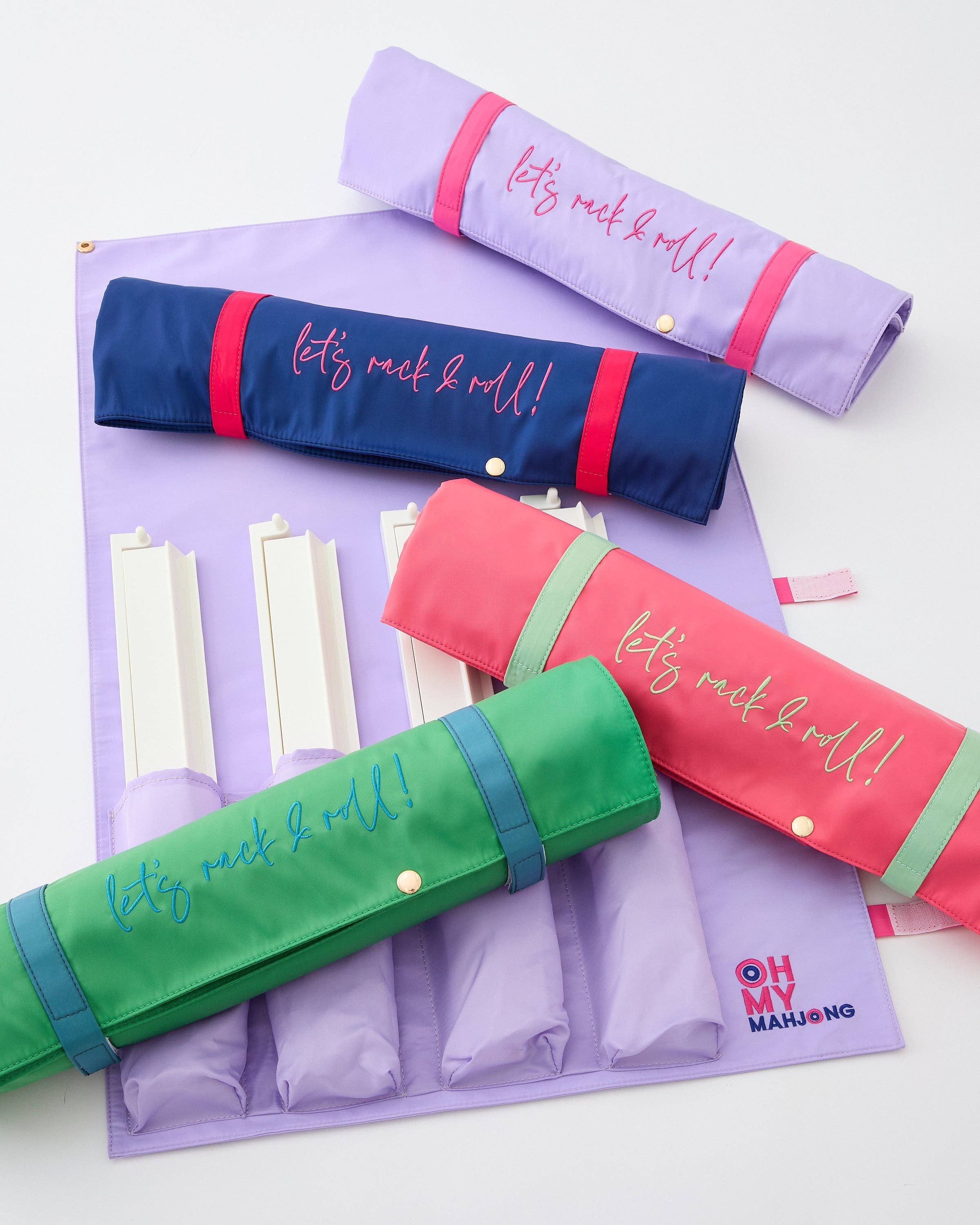 Oh My Mahjong - Wholesale Storage Bag - Navy Let's Rack & Roll Bag1