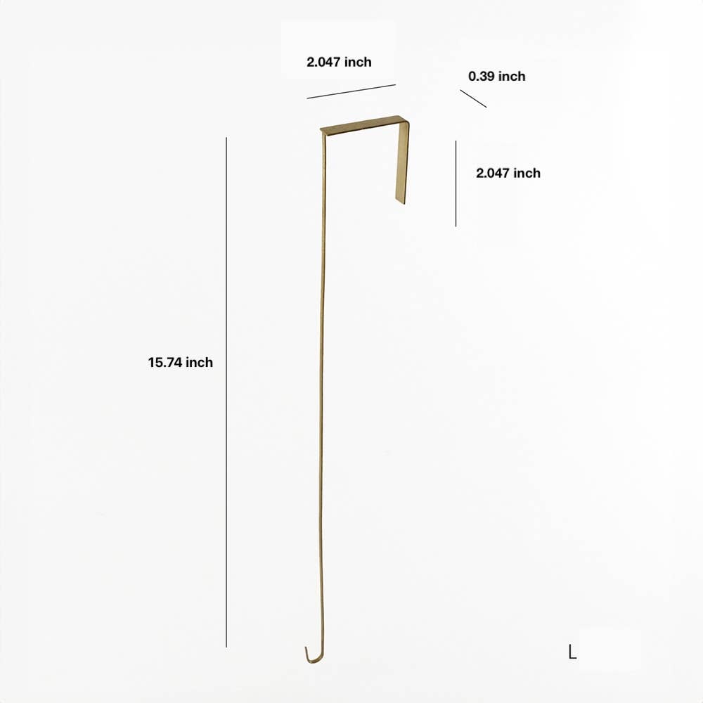 shesay – wholesale Väggkrok – Dörrkrok i mässing – Hängare utan borrning för kransar och hattar5