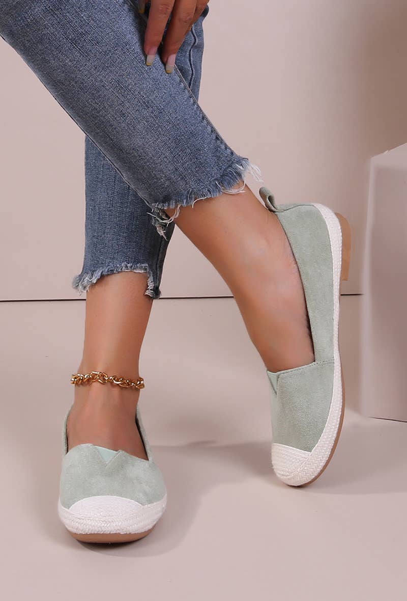 BELLICY / Cink-me - Wholesale Flats - Women's - Faux leather espadrilles with soft sole, PS888-254