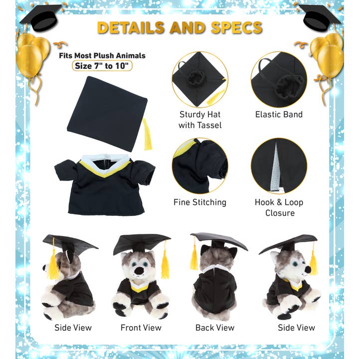 Cota Global - Wholesale Stuffed/plush toy – Kids & baby - Graduation Dress Up Set - Large1