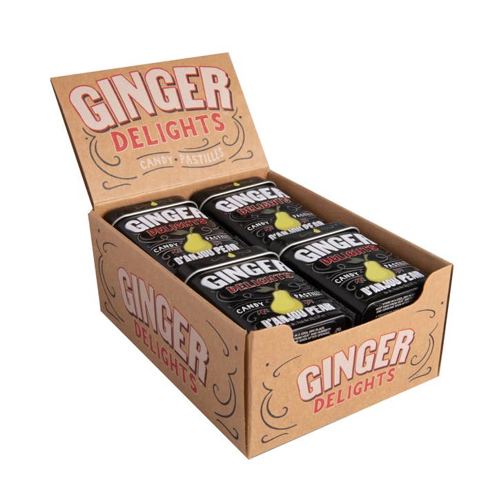 Big Sky Brands Inc. – Engroshandel Bolcher – Ginger Delights D'Anjou Pære - 144ct