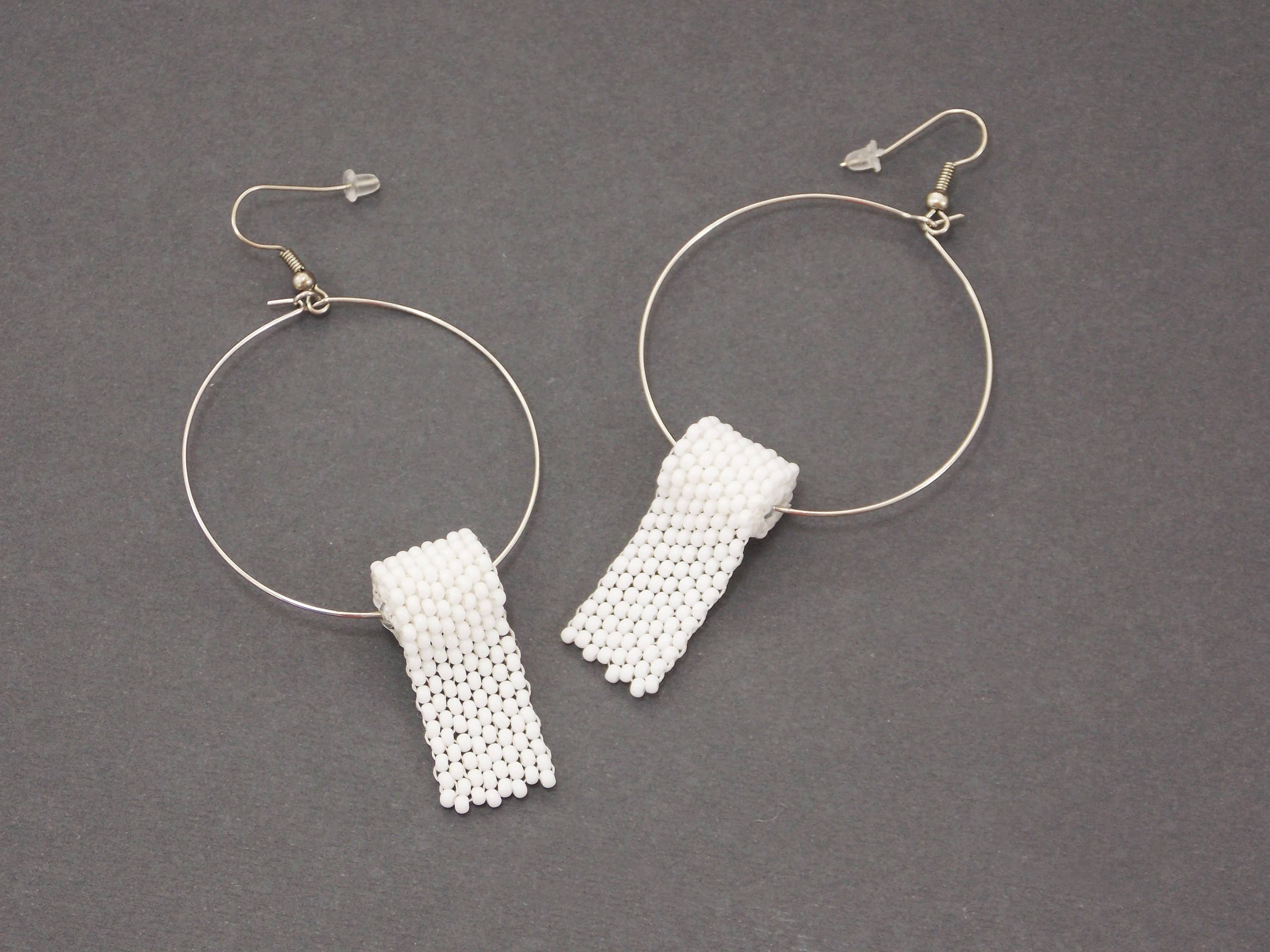 Ninolia - Wholesale Dangle Earrings - White Toilet Paper Earrings Novelty Jewelry Lol Gag Gift for Women Doctor Gift Spoof Quarantine 2020 Epidemic Virus Meme Funny Prunk Humor7