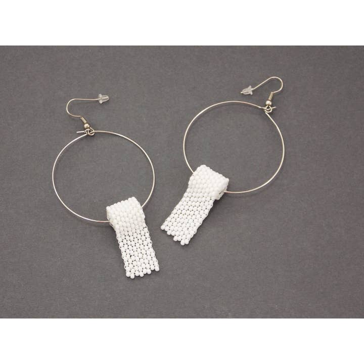 Ninolia - Wholesale Hangende/ronde oorbellen - Witte toiletpapier oorbellen Nieuwigheid sieraden Lol Gag Cadeau voor Vrouwen Doctor Gift Spoof Quarantine 2020 Epidemic Virus Meme Funny Prunk Humor7