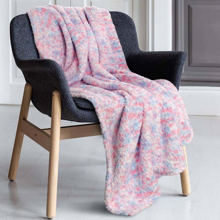 Rainbow Throw Teddy Kids Blanket for wholesale on Faire