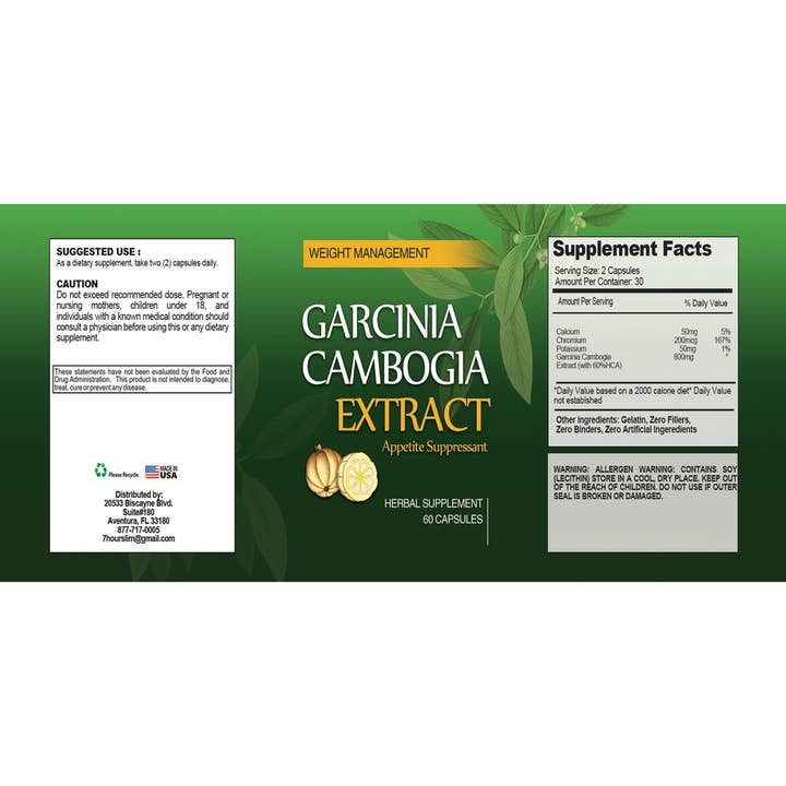 Totally Products - Wholesale Oral Supplement/Vitamin - Garcinia Cambogia Extract and L-Carnitine Combo Pack5