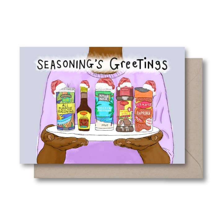 Cartão de cumprimentos de temperos por atacado de KitsCH Noir