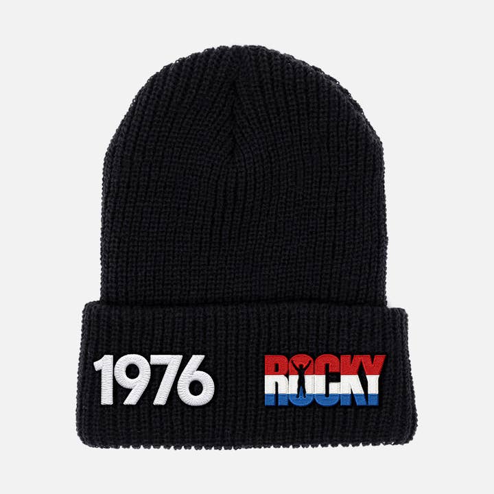ROCKY 1976 STARS BEANIE for wholesale by Contenders Clothing
