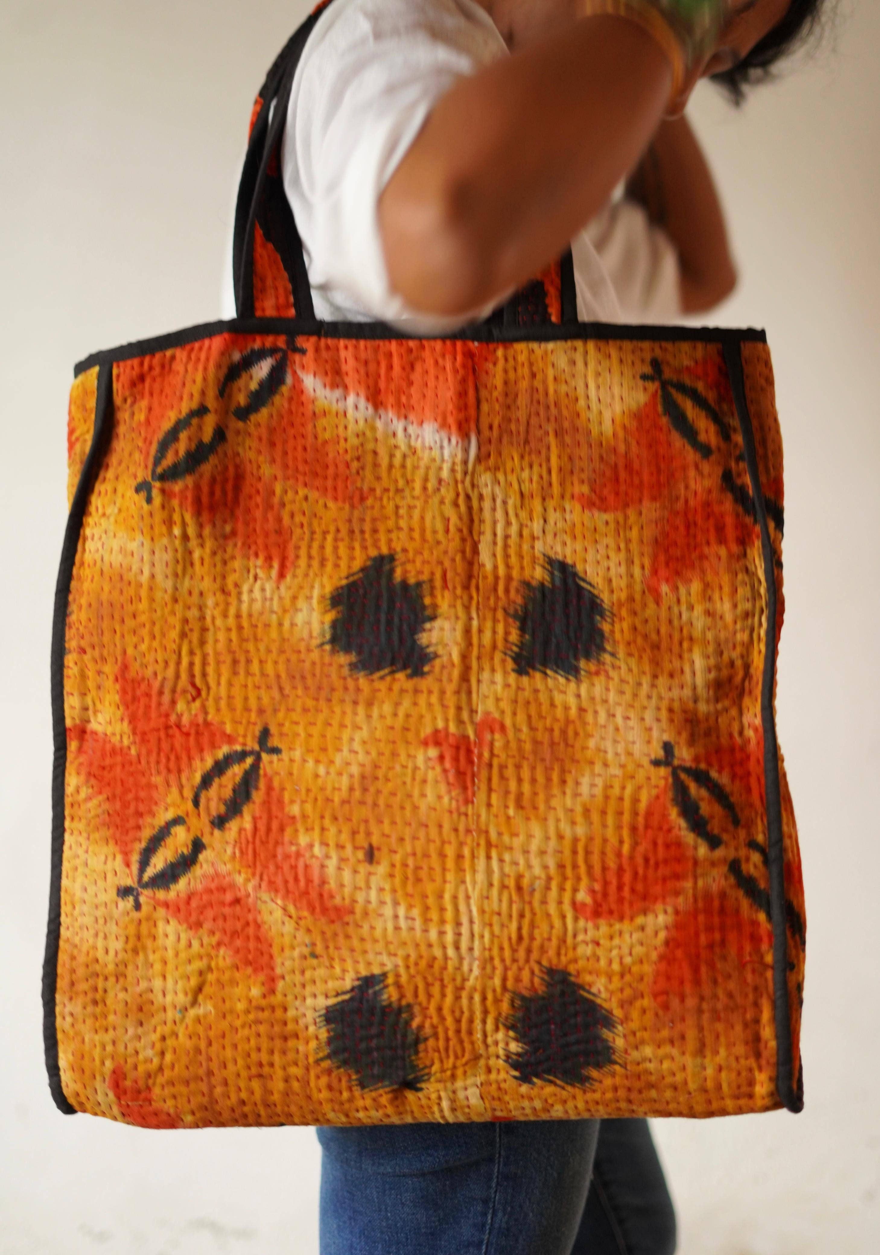Annahmol - Wholesale Tote Bag - Women's - Vintage Textile one of a kind Cotton Totes19