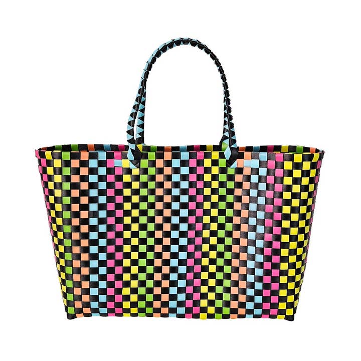 Sensibling Corp. – wholesale Tote bag – Women's – Basket Weave Oversized Tote Bag / Shoulder Bag