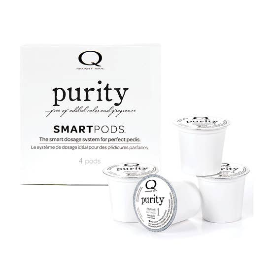 Kit de pedicura Qtica Smart Spa Purity con sistema de 4 pasos Smart Pod para venta al por mayor de Zoya, Qtica, Smart Spa