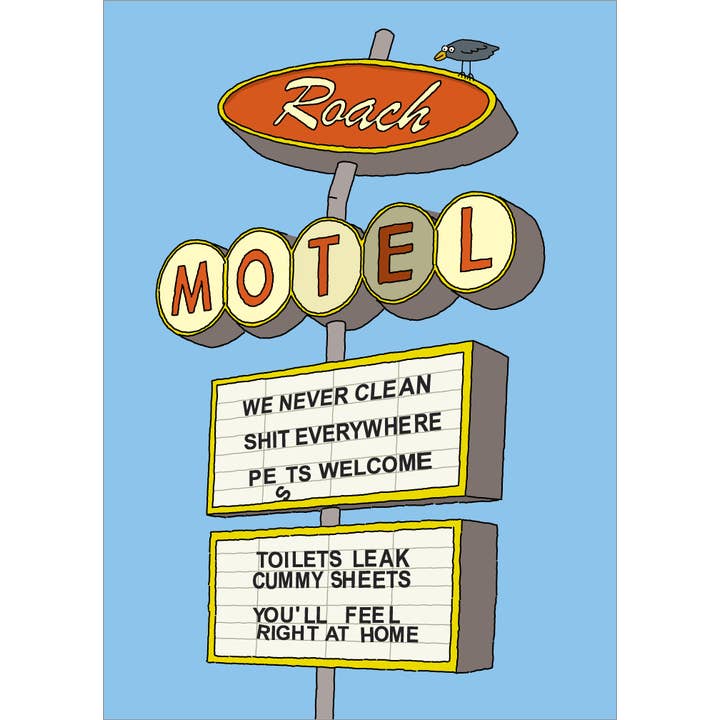 Clayboys Cards - Wholesale Birthday Card - 745 Roach Motel (Birthday Card)