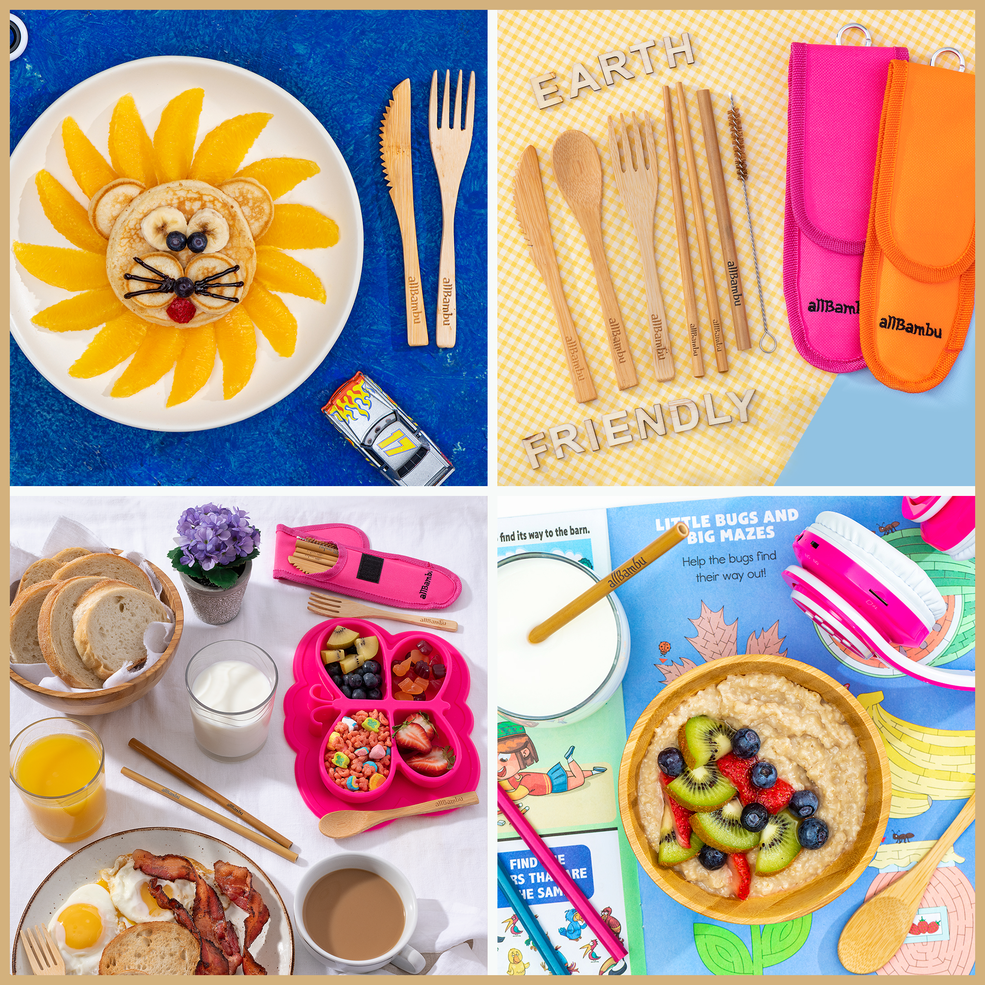allBambu Inc – Engroshandel Bestiksæt – Børn og baby – Bambusbestik sæt til børn4