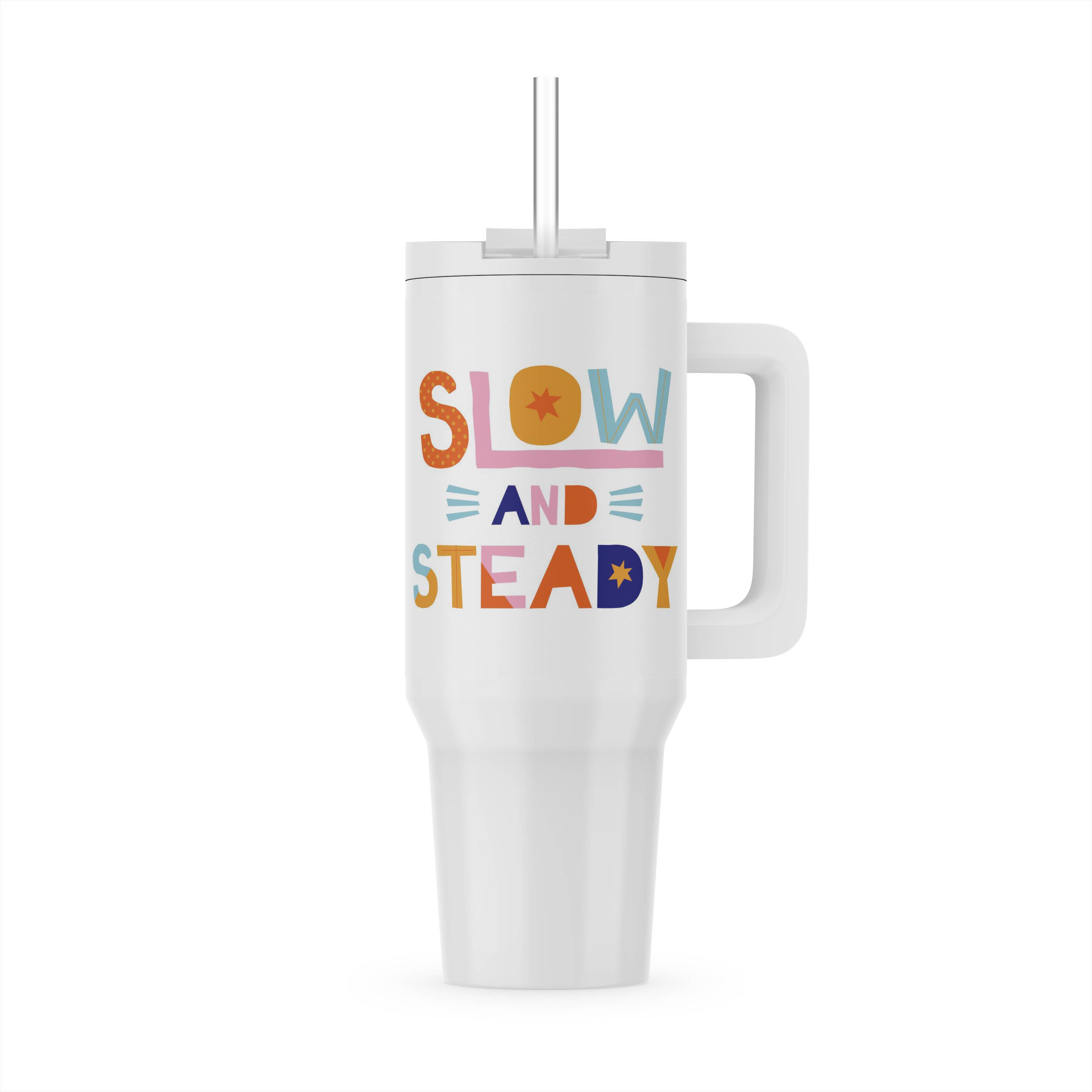 3dRose - Wholesale Insulated Mug/Tumbler - 3dRose, Slow and Steady, Tumbler5