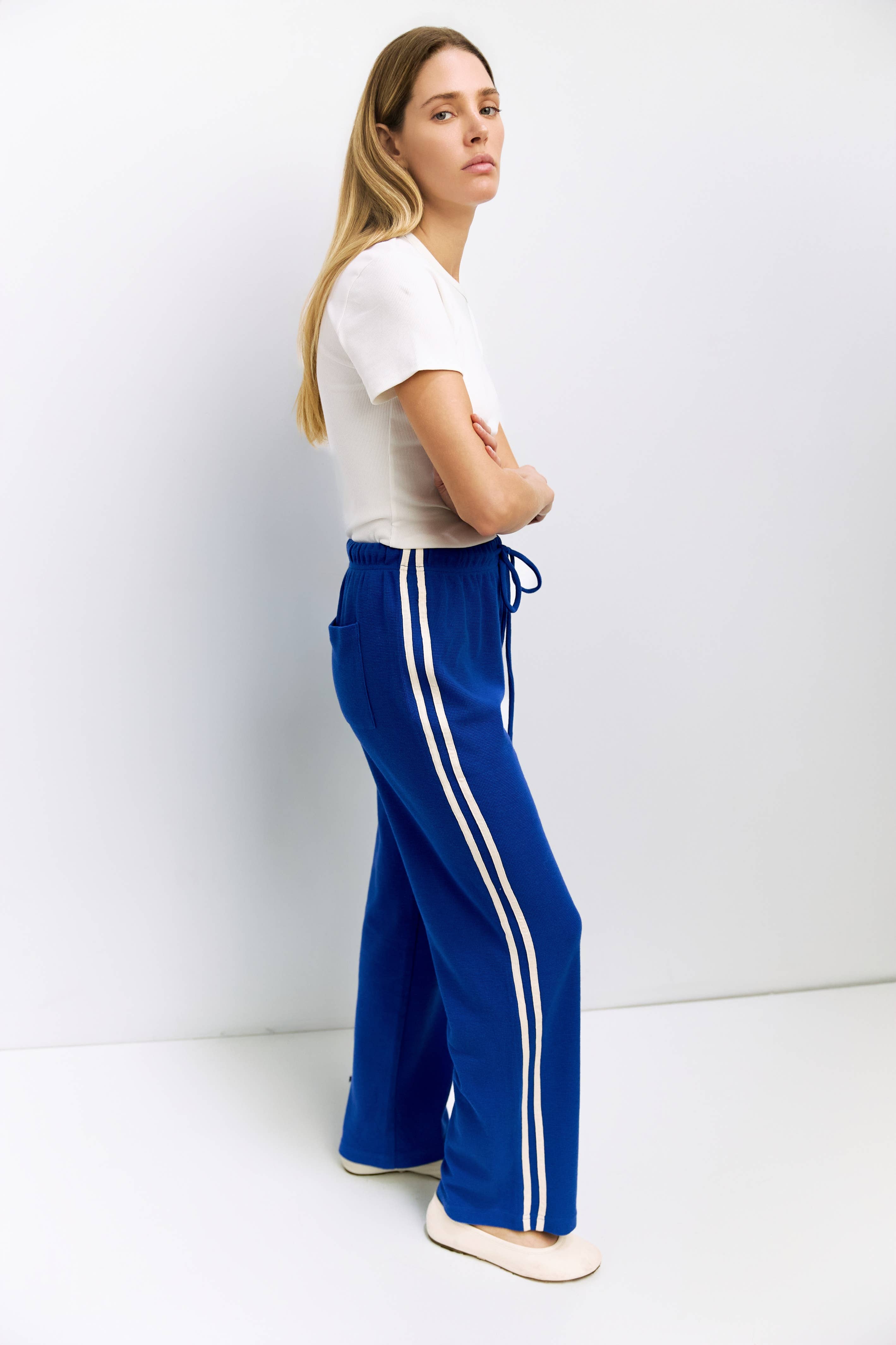 MOD REF - Wholesale Pants - Women's - The Enzo Pants | Women's Wide-Leg Thermal Sport Pants30