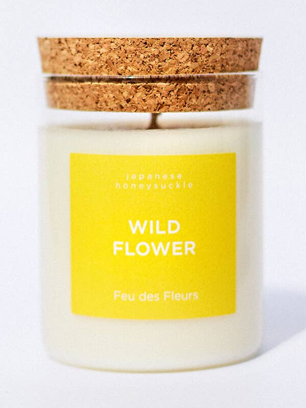 Kaars Wild Flower - 160gr voor wholesale door Feu des Fleurs