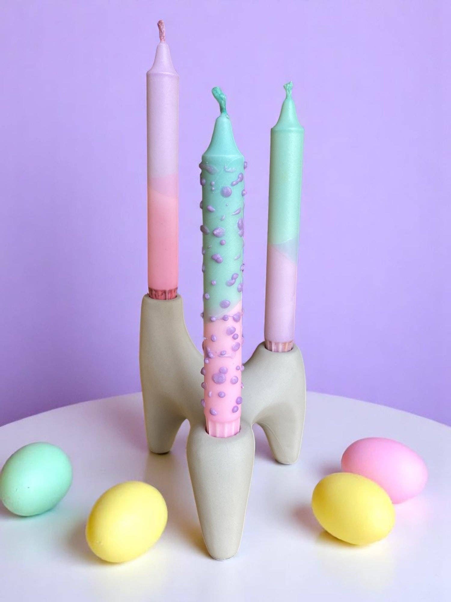 Kupkup HB. - Fi Design Studio Co. - Wholesale Tapered Candle/Candlestick - Joyful Glow| Bubble Sorbet| 2.3x20 cm7