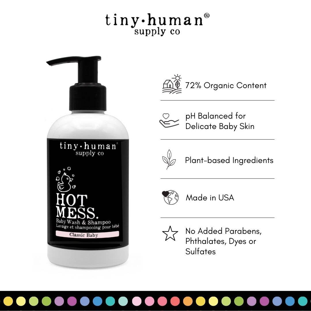 Tiny Human Supply Co. - Wholesale 2-in-1 Shampoo & Body Wash - Baby - Hot Mess™  Shampoo and Baby Wash 8oz3