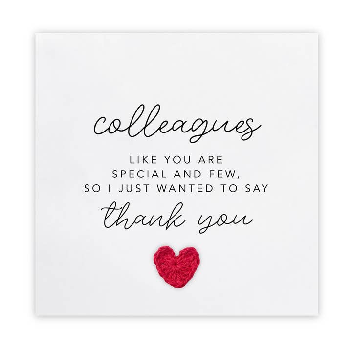 Un collègue incroyable, carte de remerciement, carte pour collègue pour la vente par Fifi's Handcrafted