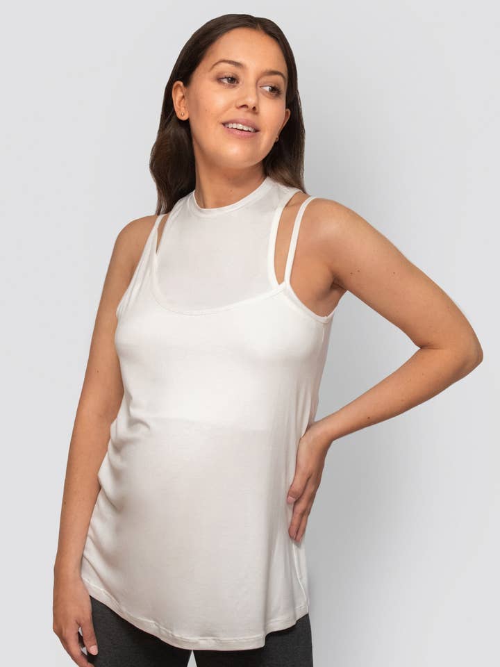 essential singlet - white for wholesale by úton