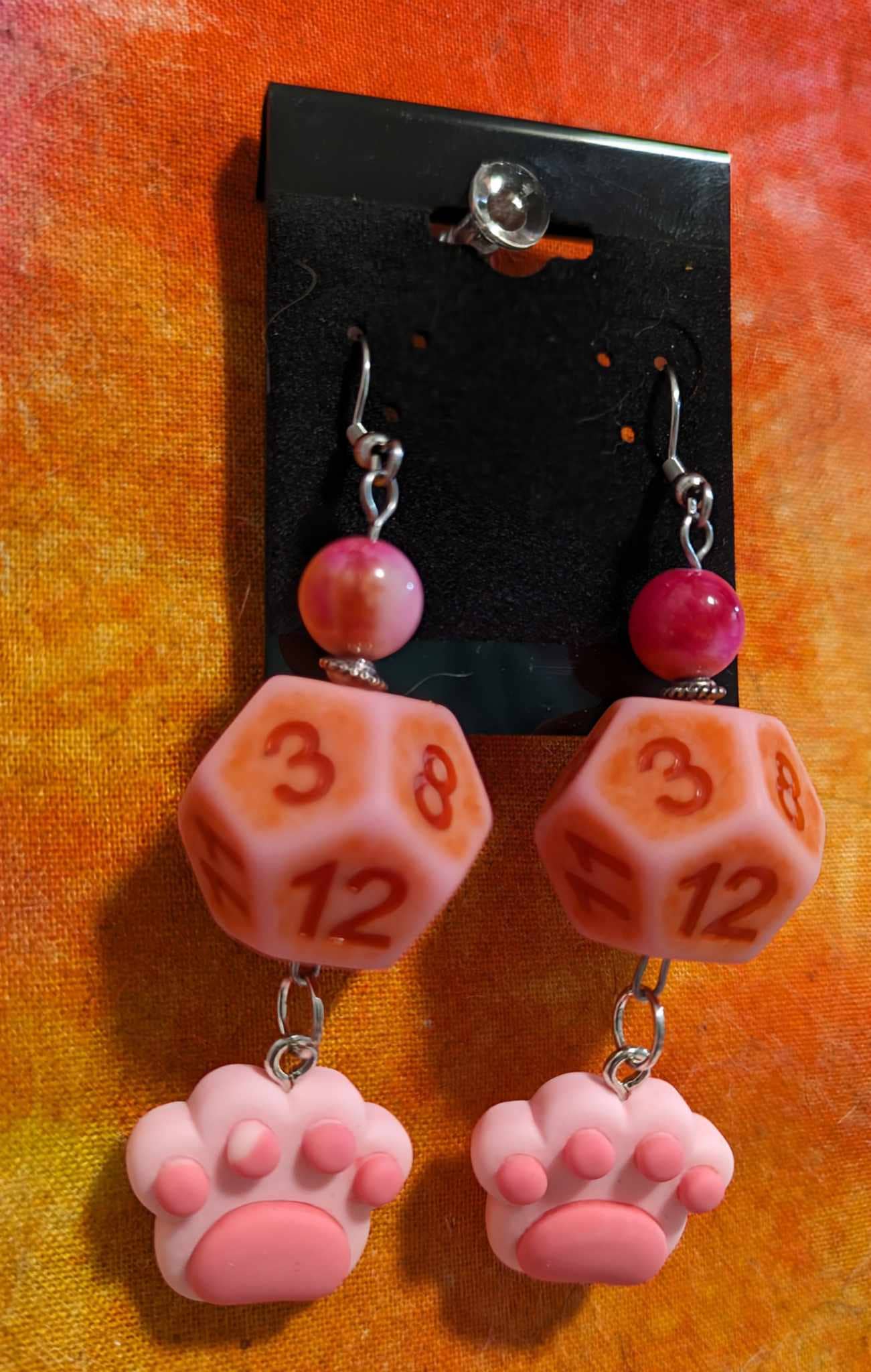 Melody's Menageries (Critical Crystals) - Wholesale Jewelry Set - Dice earring wholesale box21