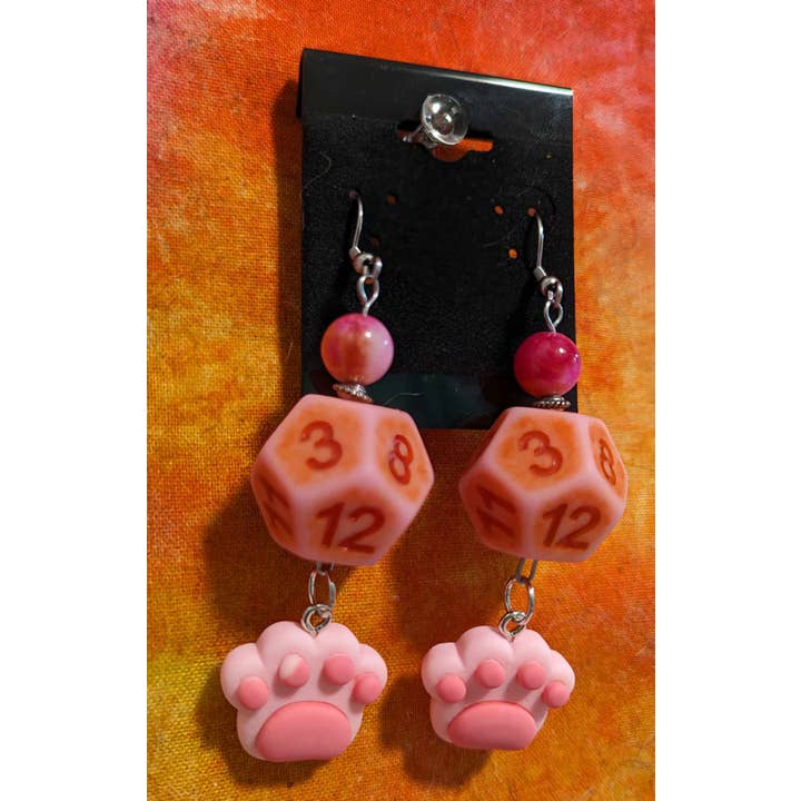 Melody's Menageries (Critical Crystals) - Wholesale Jewelry Set - Dice earring wholesale box21