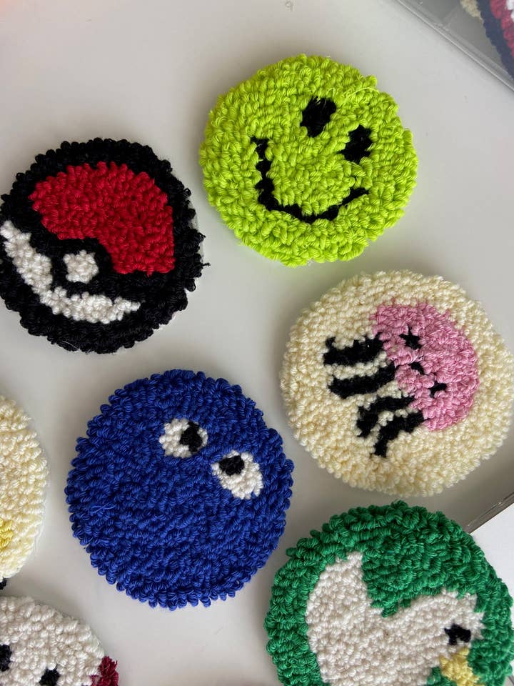 Bonitos accesorios de coche, posavasos de coche personalizados, para venta al por mayor de PluffyWool