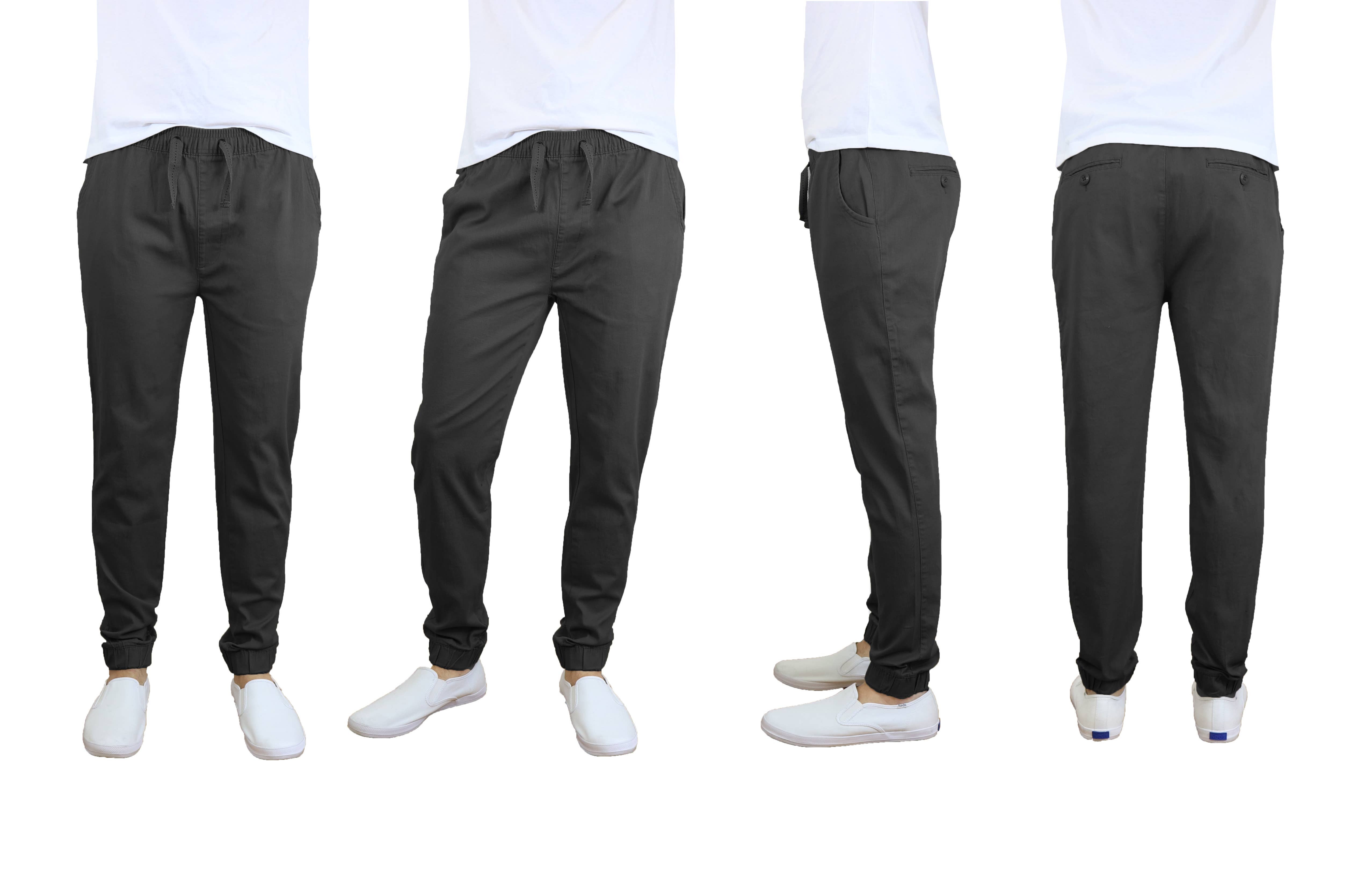 Galaxy By Harvic - Wholesale Athletic Sweatpants/Joggers - Men's - Men's Slim-Fit Cotton Twill Jogger Pants0