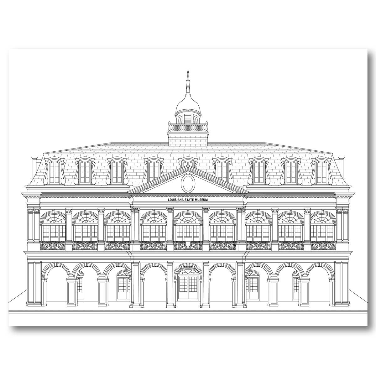 Color Our Town - Vente Livre de coloriage – adulte - Livre de coloriage couleur La Nouvelle-Orléans6