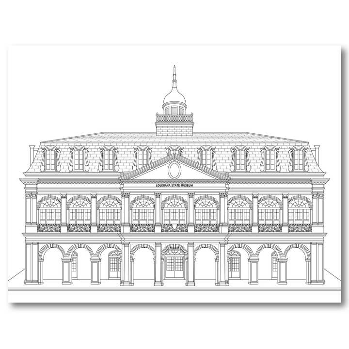 Color Our Town - Vente Livre de coloriage – adulte - Livre de coloriage couleur La Nouvelle-Orléans6