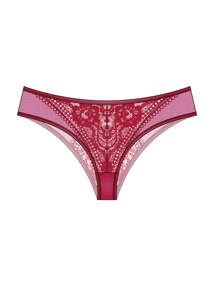 BH - Kvinnors Szilian trosa i blommig spets för wholesale av scandale éco-lingerie