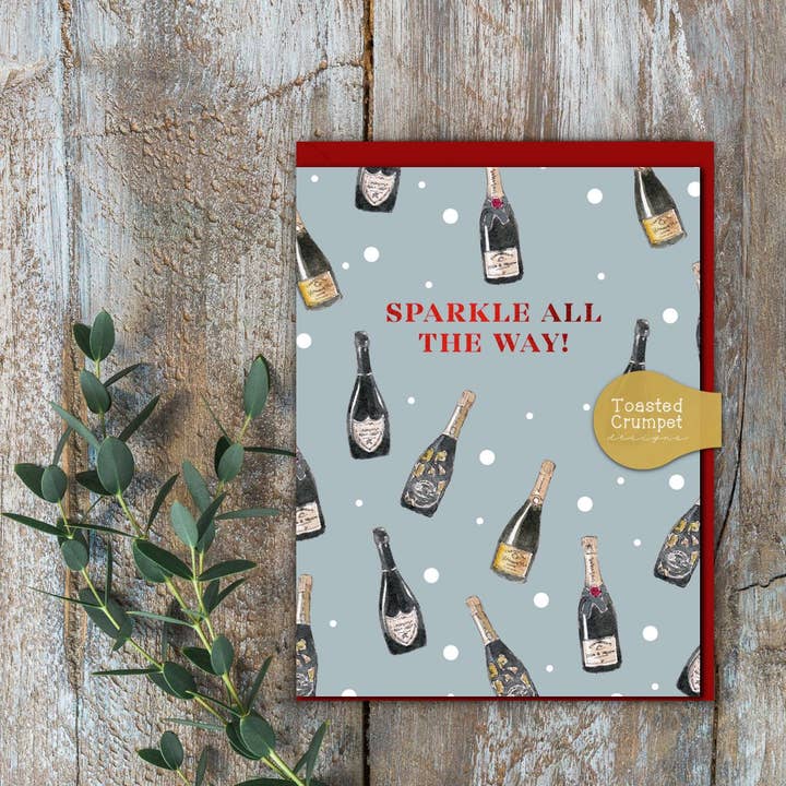 Carte Étincelante Tout le Long pour la vente par Toasted Crumpet