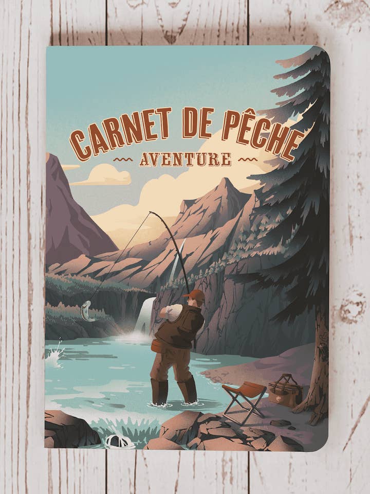 Fishing log (French language) for wholesale by AVENTURA ÉDITIONS