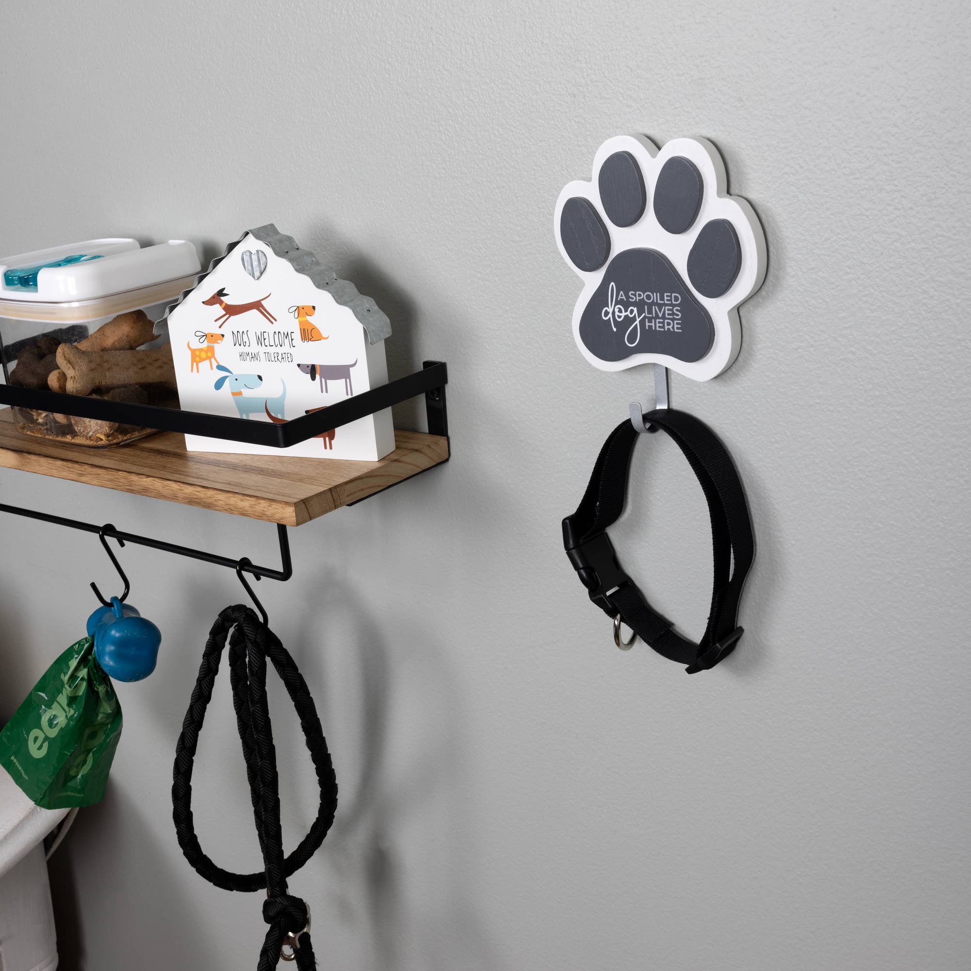 Pavilion - Vendita all'ingrosso Gancio da parete - Spoiled Dog - Gancio per collare/guinzaglio da 14 cm3