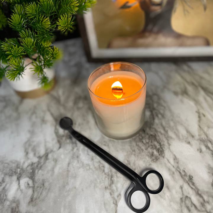 ImpactedScents - Vente Bougie en bocal - Bougie à mèche en bois à la cire de soja noire3