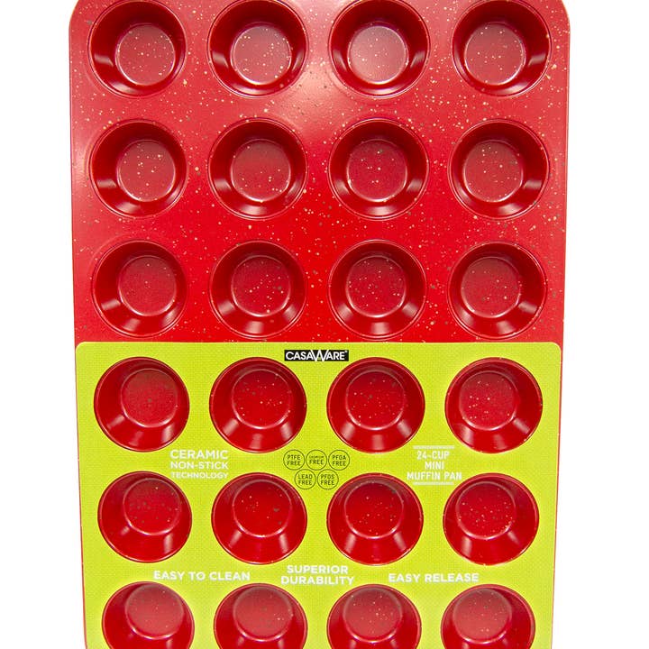 CasaWare - Wholesale Cupcake/Muffin Pan - Mini Muffin Pan 24 Cup1
