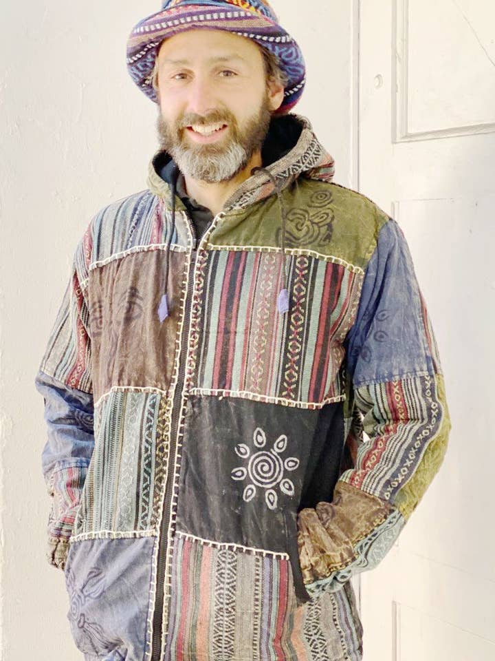 Giacca Patchwork FX668 (Nera) per la vendita all'ingrosso da parte di Fashion X Factor Ltd.