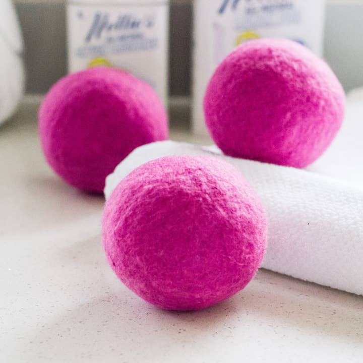Dryer Balls - Bright Pink for wholesale by After The Rain YYC