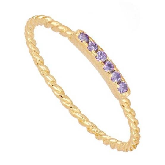 Draai Malva-ring. voor wholesale door JEWELS BY AGATHE