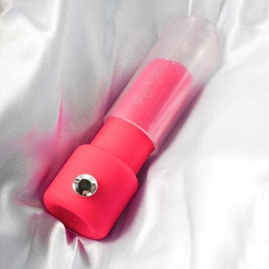 Red Surreal App-controlled Lipstick Vibrator for wholesale on Faire3